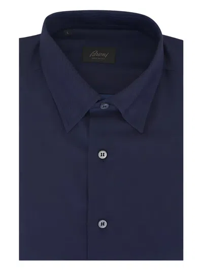 Brioni Buttoned Shirt In Blue