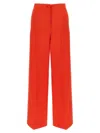 Brioni Wool-silk Pants In Red