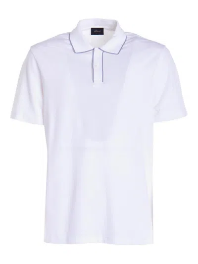 Brioni Logo T-shirt In White