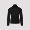 Brioni Cashmere High-neck In Cashmere And Silk In Black