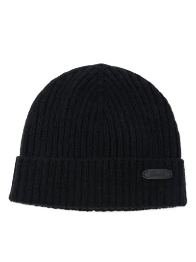 Brioni Cashmere Beanie In Blue