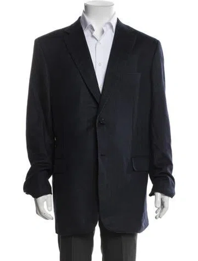 Pre-owned Brioni Cashmere Blazer In Blue