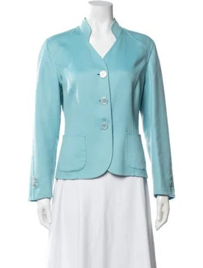 Pre-owned Brioni Cashmere Blazer In Blue