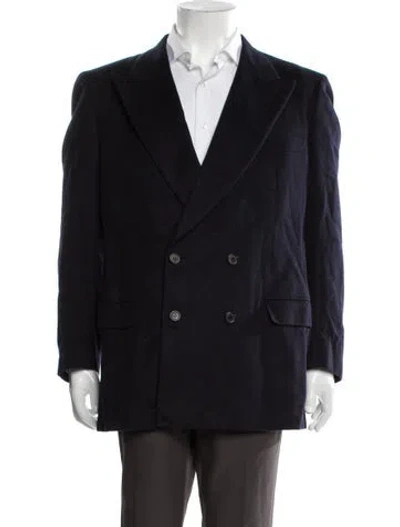 Pre-owned Brioni Cashmere Blazer In Blue
