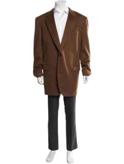 Pre-owned Brioni Cashmere Blazer In Brown