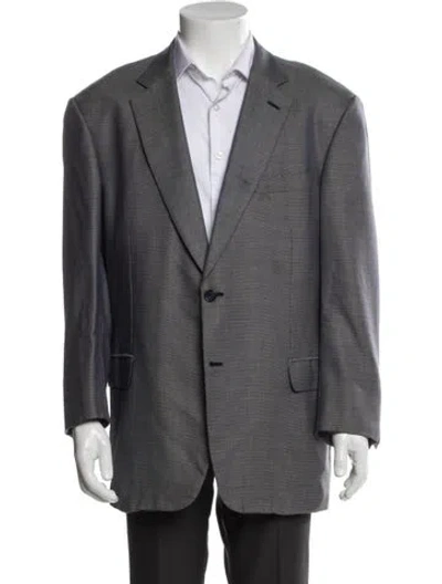 Pre-owned Brioni Cashmere Blazer In Gray
