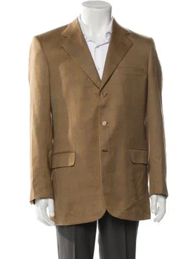 Pre-owned Brioni Cashmere Blazer In Neutral
