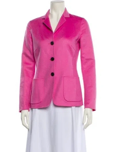 Pre-owned Brioni Cashmere Blazer In Pink