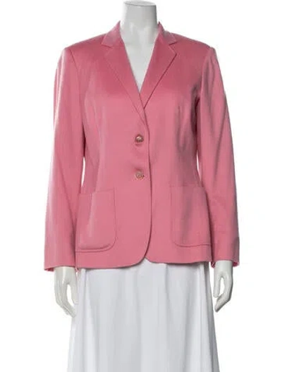 Pre-owned Brioni Cashmere Blazer In Pink