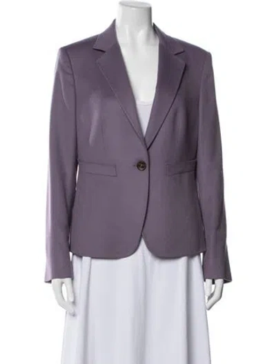 Pre-owned Brioni Cashmere Blazer In Purple
