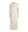 Brioni Cashmere Claudie Wrap Coat In White