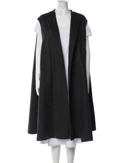 Pre-owned Brioni Cashmere Coat In Black