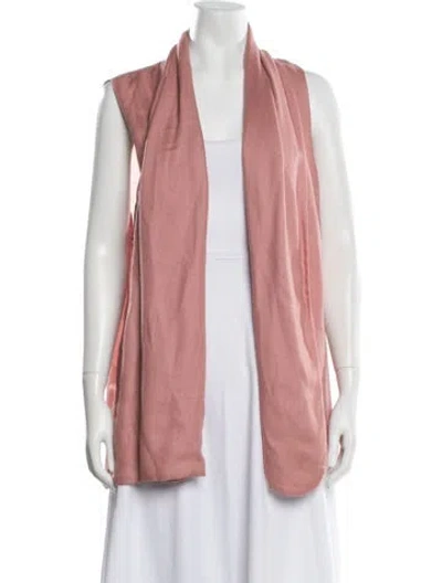 Pre-owned Brioni Cashmere Coat In Pink