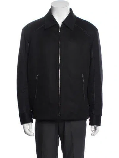 Pre-owned Brioni Cashmere Jacket In Black