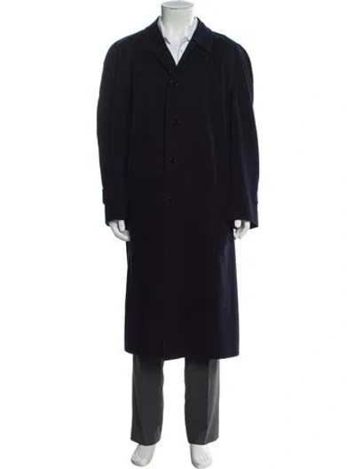 Pre-owned Brioni Cashmere Overcoat In Blue
