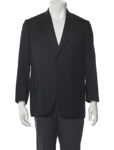 Pre-owned Brioni Cashmere Overcoat In Gray
