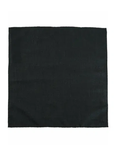 Pre-owned Brioni Cashmere Pocket Square W/ Tags In Blue