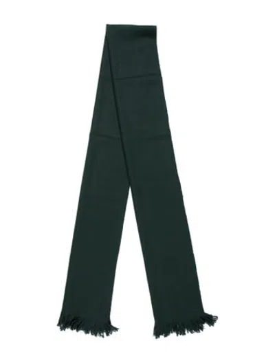 Pre-owned Brioni Cashmere Scarf In Green