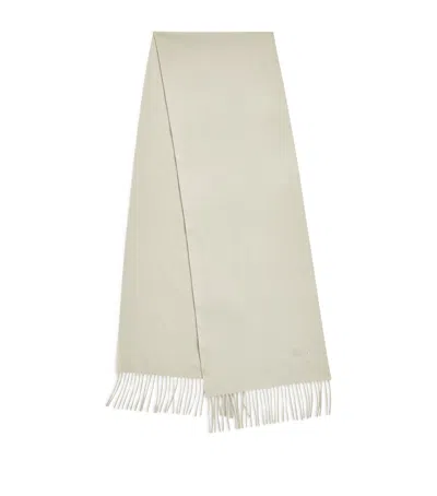 Brioni Cashmere Scarf In Neutral