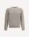 Brioni Cashmere Sweater In Gray