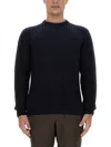 Brioni Cashmere Sweater In Blue