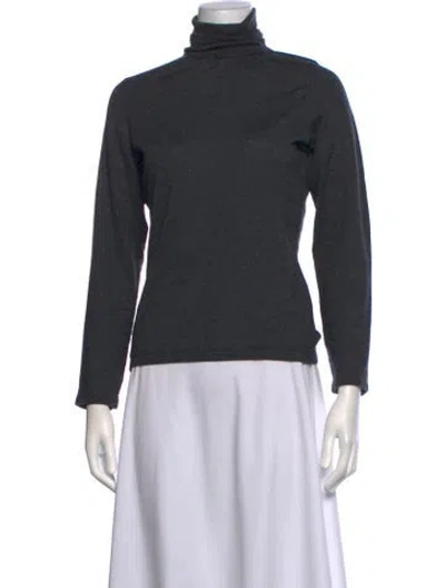 Pre-owned Brioni Cashmere Turtleneck Sweater In Grey