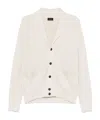 Brioni Ribbed Texture Shawl Collar Front Pockets
