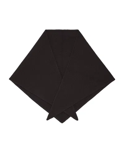 Brioni Cashmere-wool Triangle Scarf In Brown