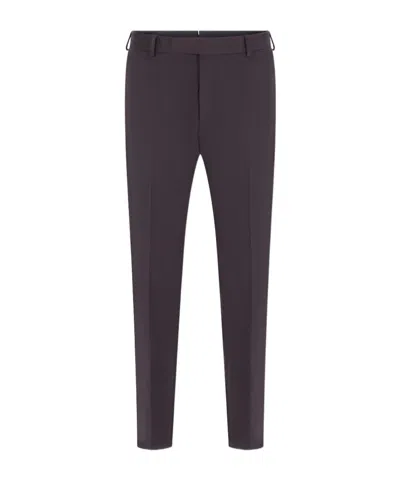 Brioni Casual Trousers With Belt Loops In Black