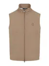 Brioni High-collar Waistcoat In Chic Nude Palette In Nude