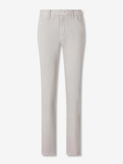 Brioni Chamonix Straight Jeans In Neutral