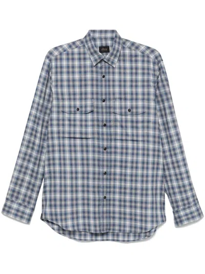 Brioni Shirt In Blue
