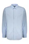 Brioni Checked Shirt In Light Blue