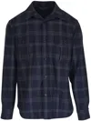 BRIONI CHECKED WOOL SHIRT