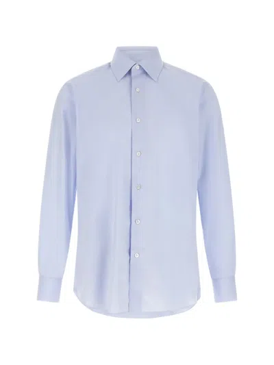 Brioni Trevi Mark Shirt And Blouse White In Blue