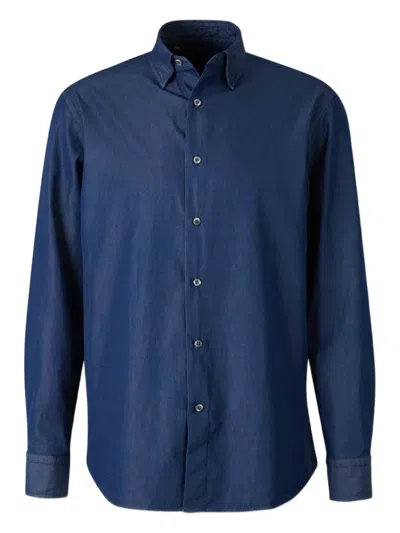 BRIONI CLASSIC COLLAR BUTTONED DRESS SHIRT