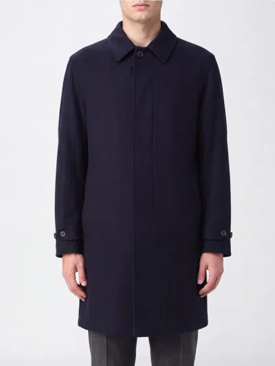 Brioni Coat Men In Blue