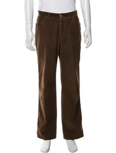 Pre-owned Brioni Corduroy Pants In Brown
