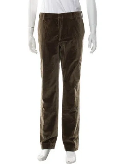 Pre-owned Brioni Corduroy Pants In Green