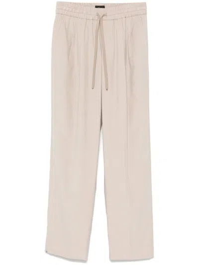 Brioni Corduroy Trousers In Neutrals