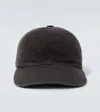 Brioni Cotton And Cashmere Baseball Cap In Brown