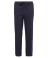 Brioni Cotton-blend Sweatpants In Blue