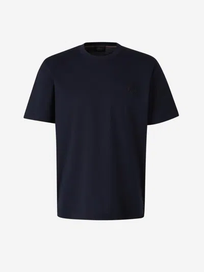 BRIONI BRIONI COTTON LOGO T-SHIRT