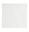 Brioni Men's Hand-rolled Silk Pocket Square In White