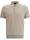 Brioni Polo Shirt In Neutrals
