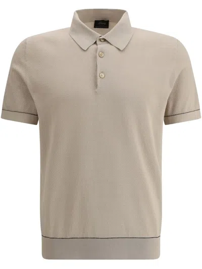 Brioni Short-sleeved Polo Shirt In Multi