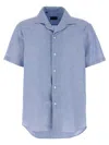 Brioni Cotton Shirt In Blue