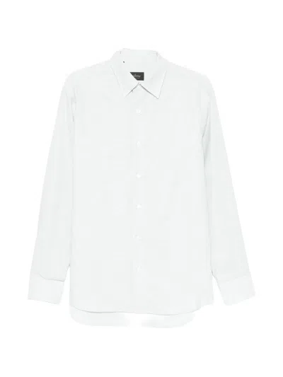 Brioni Cotton Shirt In White