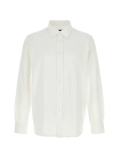 Brioni Shirt Sus Cotton Gassed In White