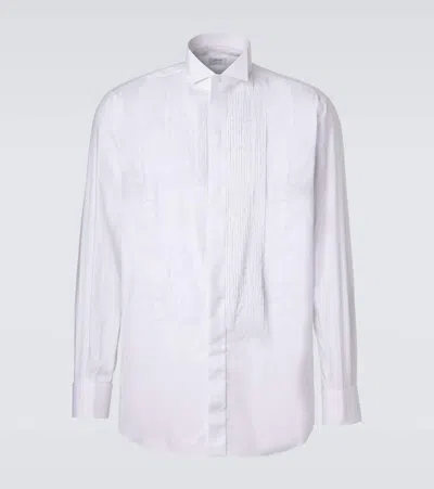 Brioni Cotton Shirt In White